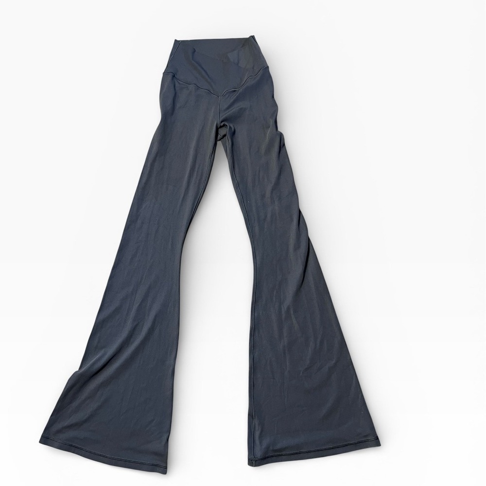 OFFLINE by Aerie Real Me High Rise Crossover Flare Leggings Grey Small Yoga Gym